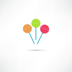 Pink cotton candy icon cartoon style Royalty Free Vector
