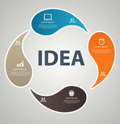 infographics design elements vector image