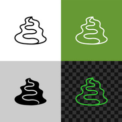 Wasabi paste sauce line icon japanese hot spice vector