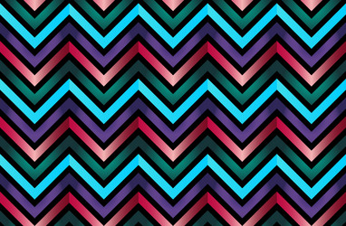 Seamless colorful zig zag pattern for backgrounds vector