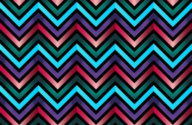 Seamless colorful zig zag pattern for backgrounds vector