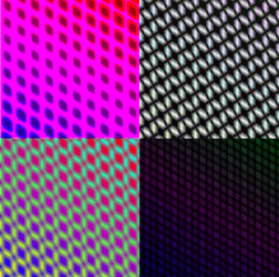 Set of dark abstract spectrum background lines vector