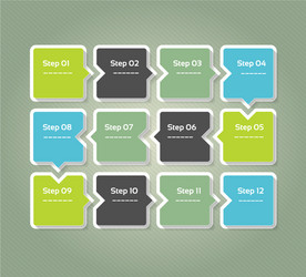 progress background template for diagram graph vector image