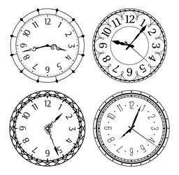 Watch classic vintage type Royalty Free Vector Image
