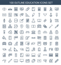 education icons vector