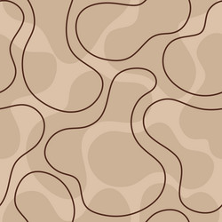 pattern is seamless of abstract spots and lines vector image