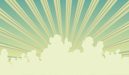 Sun ray retro background burst light Royalty Free Vector