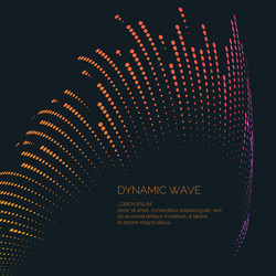 abstract background with a colored dynamic vector image