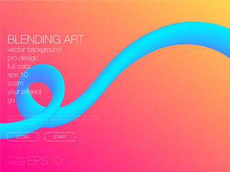 abstract blend background template for web site vector image