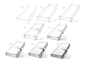 pencil drawing lessons page shows how to learn vector image