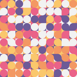 random colored abstract geometric mosaic pattern vector image