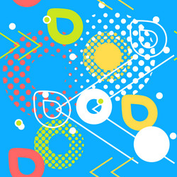 abstract seamless pattern pixelated geometric vector image
