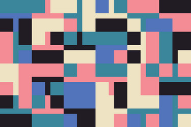 deconstructed abstract pattern design vector image