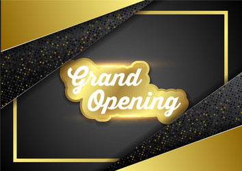 grand opening business ceremony vector