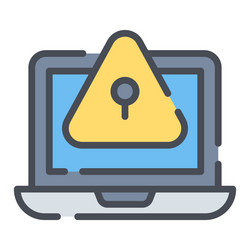 website error system hacking web security fault vector image