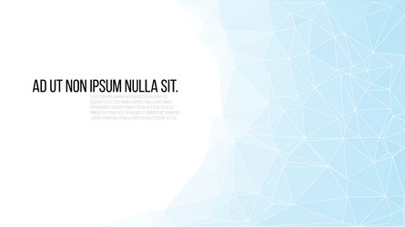 abstract triangles pattern blue background vector image