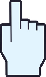 Cursor pointer web icon graphic vector