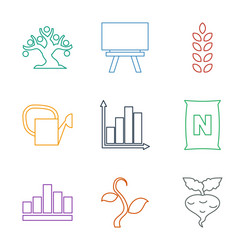 22 growing icons Royalty Free Vector Image - VectorStock