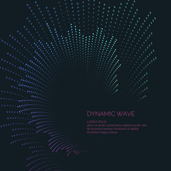 abstract background with a colored dynamic vector image