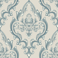 Damask seamless pattern element classical vector