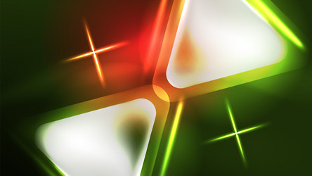 digital neon abstract background triangles vector