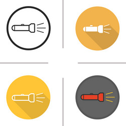 flashlight icon vector