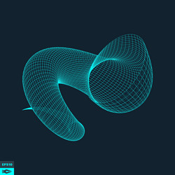 helix molecular lattice connection structure vector image