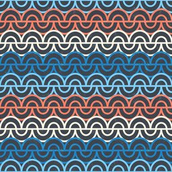 Geometric pattern with abstract waves and grunge vector