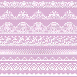 Seamless pink lace Royalty Free Vector Image - VectorStock