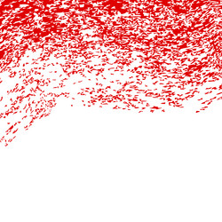 simple background sketch crayon red vector image