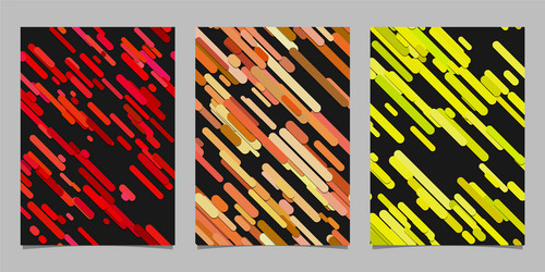 seamless rounded diagonal stripe pattern brochure vector image