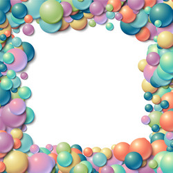 background frame with scatterd messy glowing vector image