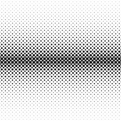 monochrome abstract halftone circle pattern vector