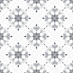Vintage tile pattern design Royalty Free Vector Image