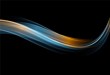 Dynamic Color Wave Effect vector image