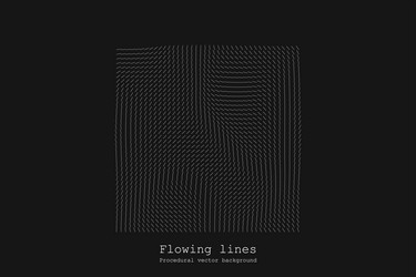 abstract line matrix pattern noise flow dynamic vector image