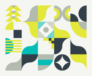 abstract pattern design elements vector image