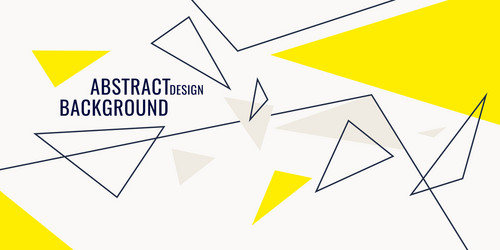 abstract geometric background with triangles vector image