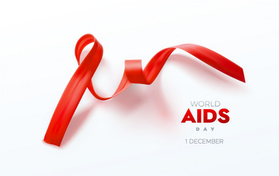 Aids and hiv awareness month banner Royalty Free Vector