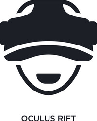 oculus rift isolated icon simple element from vector image