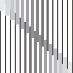 geometric artwork pattern with vertical columns vector image