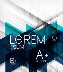 Geometric Blocks Abstract Background vector image