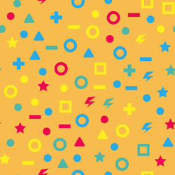 seamless pattern with simple geometric vector image