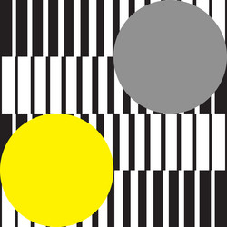 geometric artwork pattern with vertical columns vector image