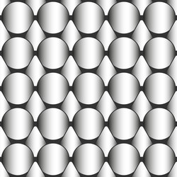 3d seamless pattern three-dimensional composition vector image