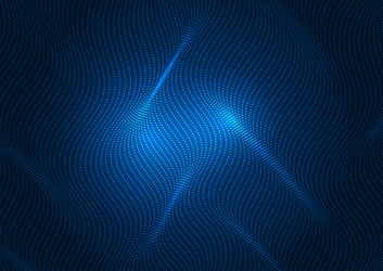 abstract background of flowing futuristic dots vector image