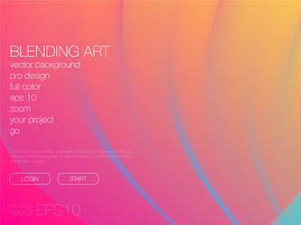 abstract blend background template for web site vector image