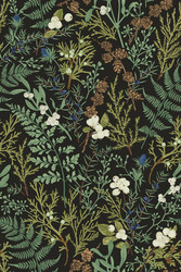 Christmas seamless botanical pattern Royalty Free Vector