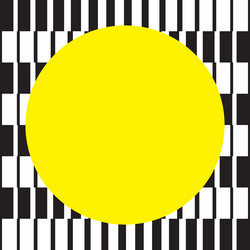 geometric artwork pattern with vertical columns vector image