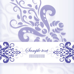 template frame abstract background vector image
